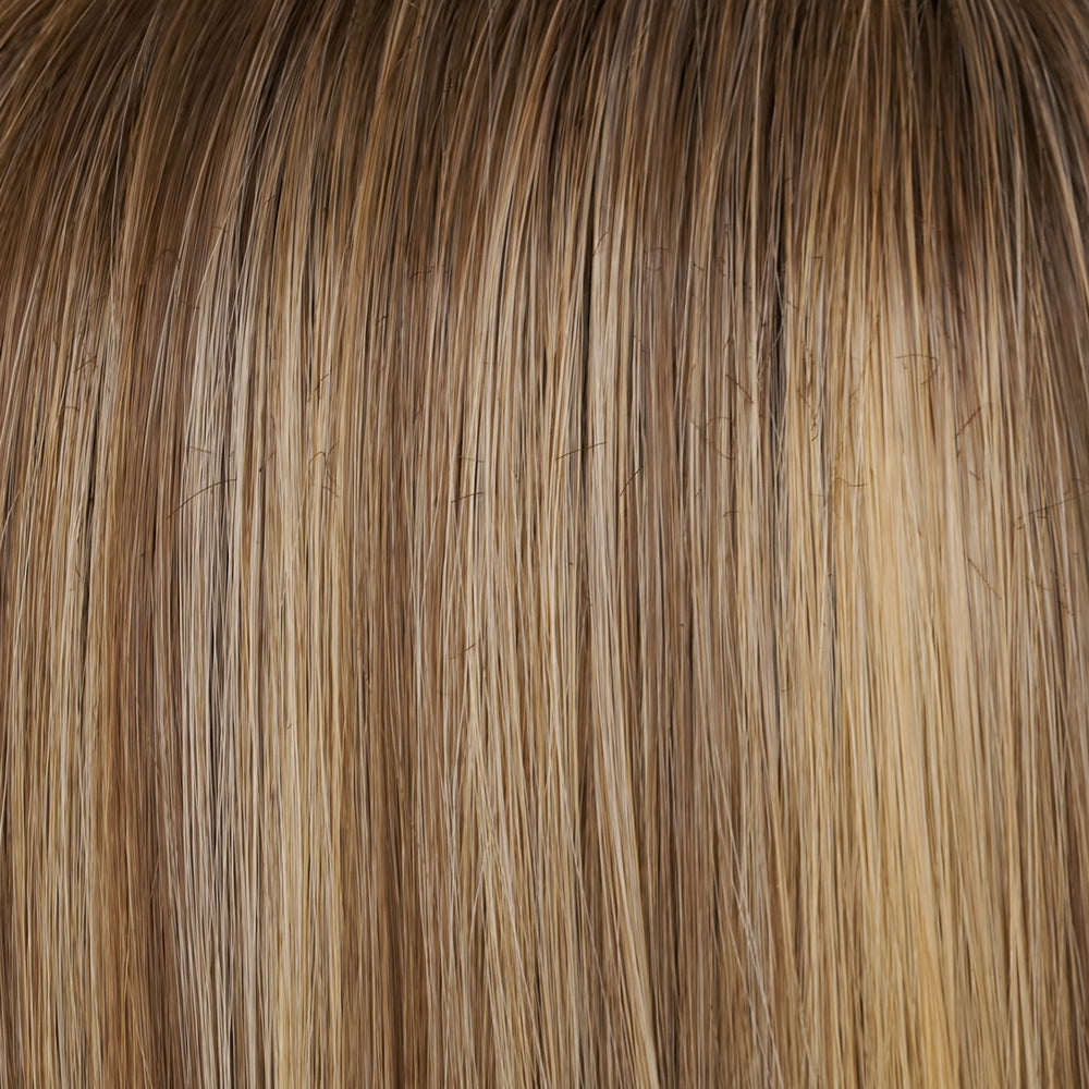 Close-up of brown hair strands