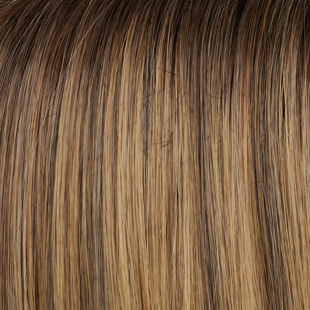 Close-up of brown hair strands