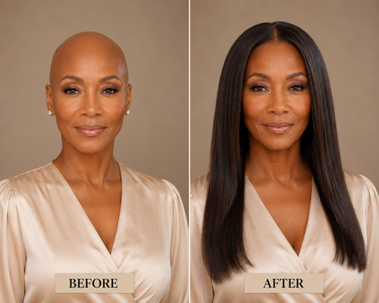 Straight Fine Mono Base Medical Wig