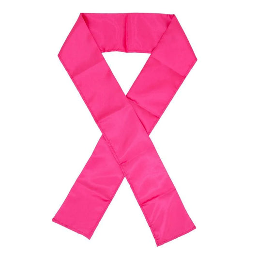 Hot pink edge silk scarf