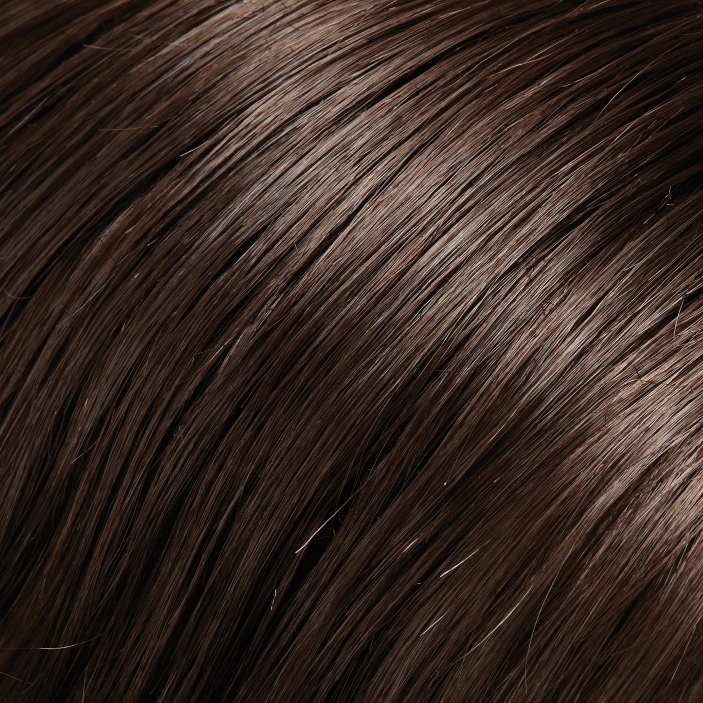 Close-up of brown hair strands