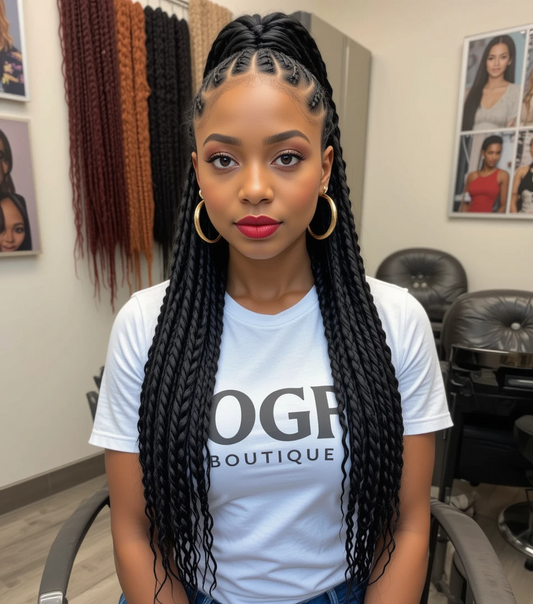 Arlene Gray Hair Collection Bulk Human Hair Natural Black