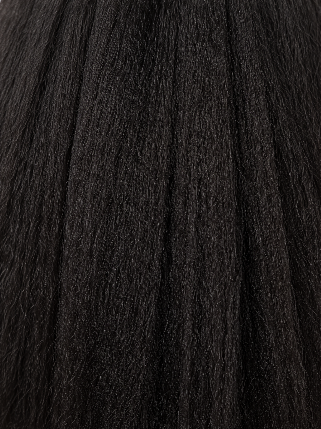 Kinky Straight Mono Lace Front PU Medical Wig