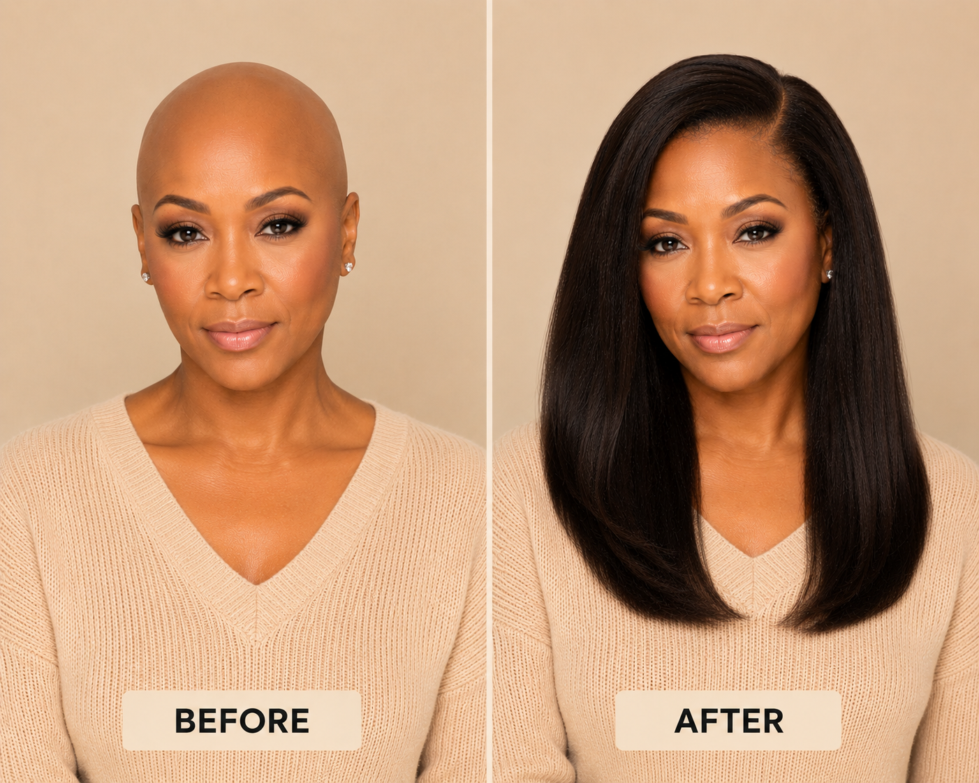 Straight Mono Lace Front PU Medical Wig