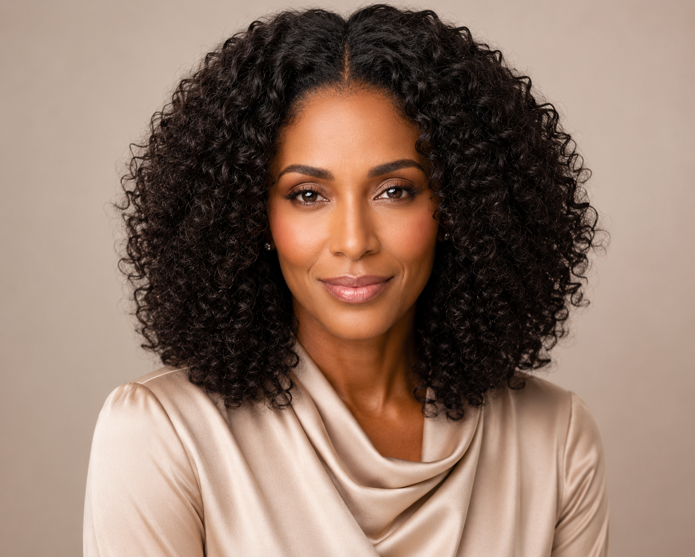 Curly Silicone Skin Medical Wig