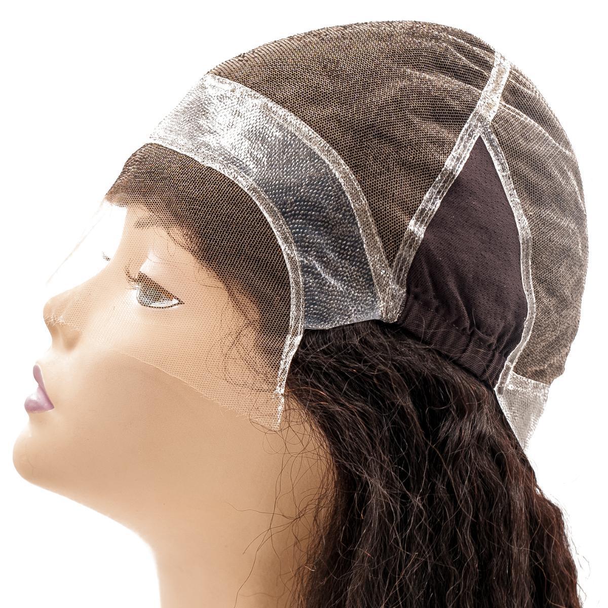 Kinky Straight Skin Polyurethane Medical Wigs