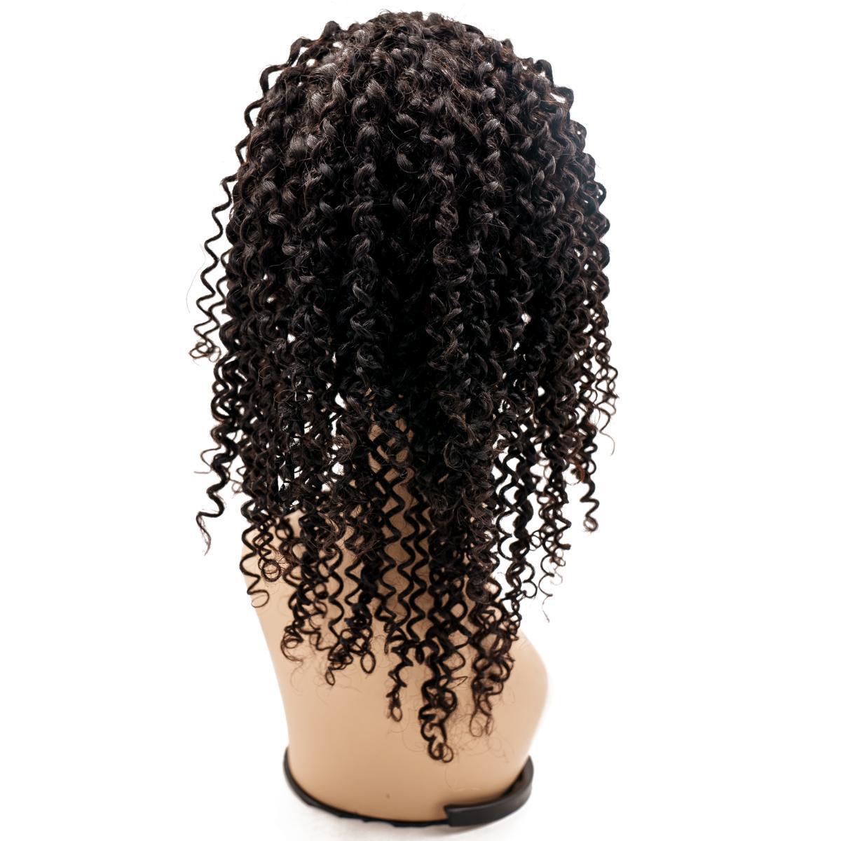 Curly Fine Mono Base Medical Wigs