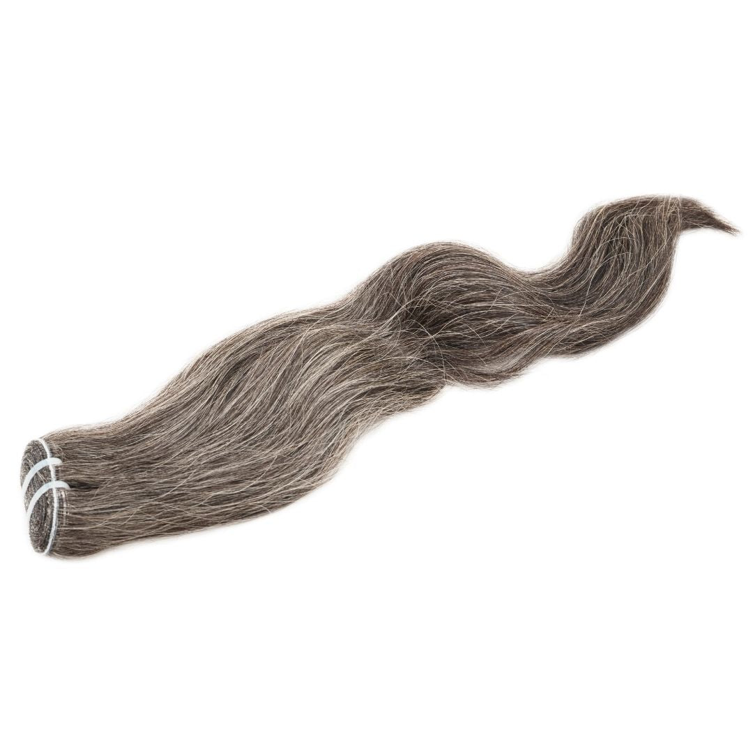 Raw Vietnamese Natural Gray Hair Extensions
