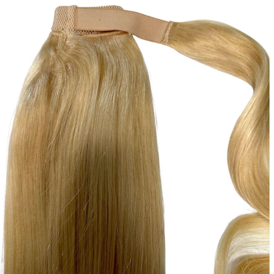 long Bleach Blonde Ponytail