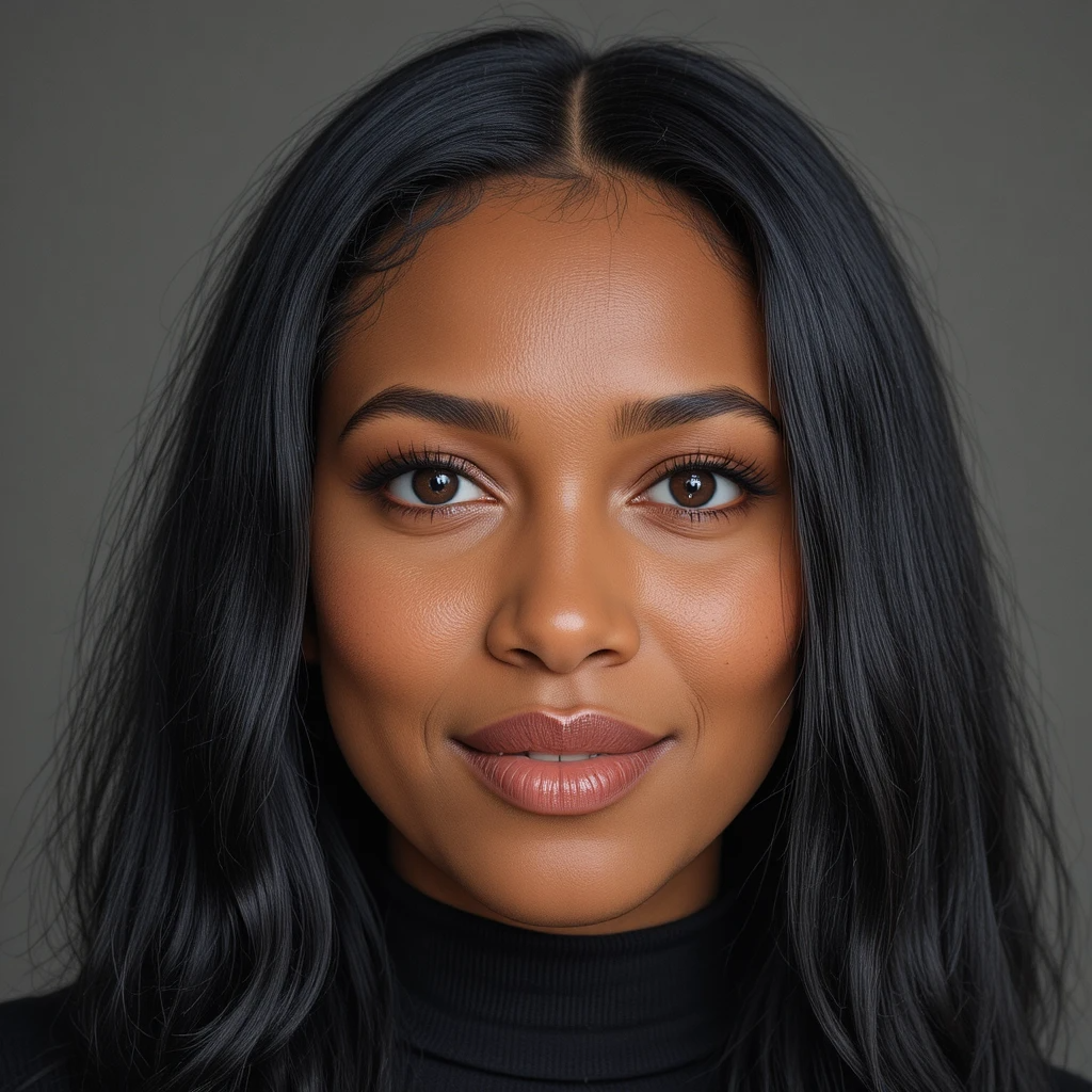 Straight Skin Polyurethane Medical Wig