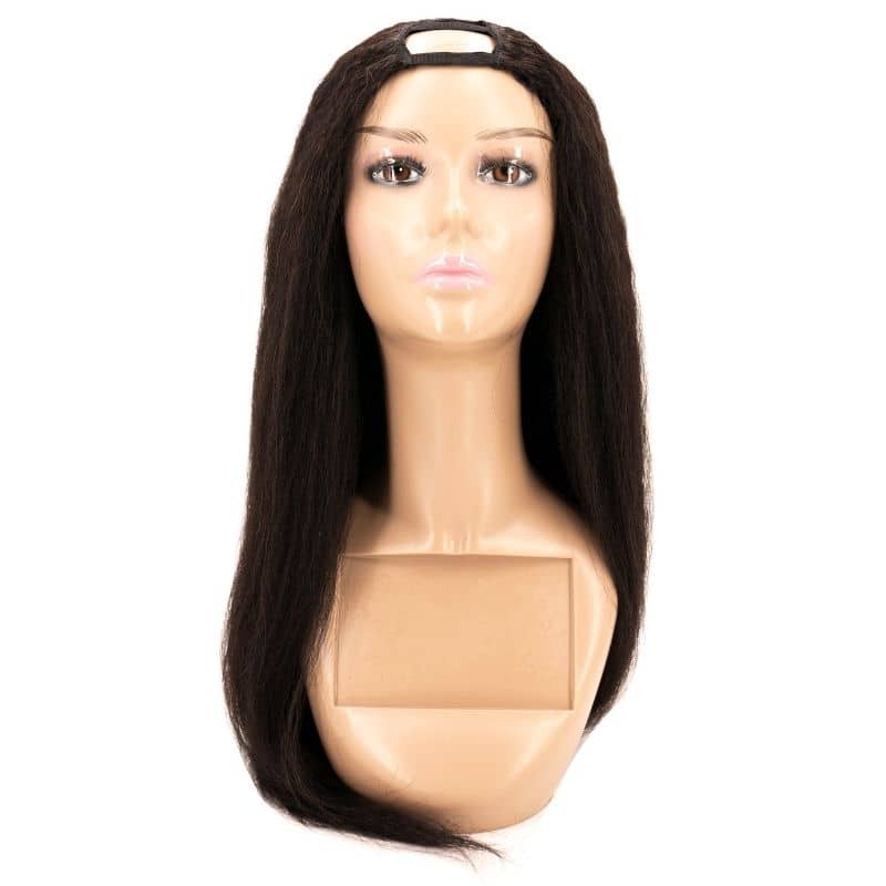 Brazilian Kinky straight U part wig