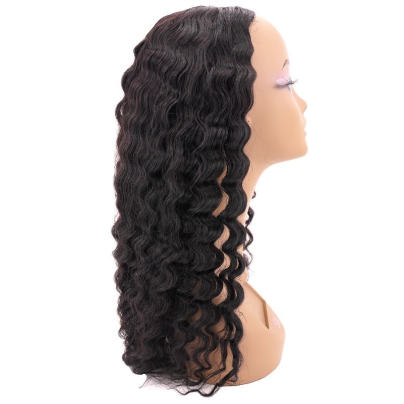 Brazilian deep wave u part wig