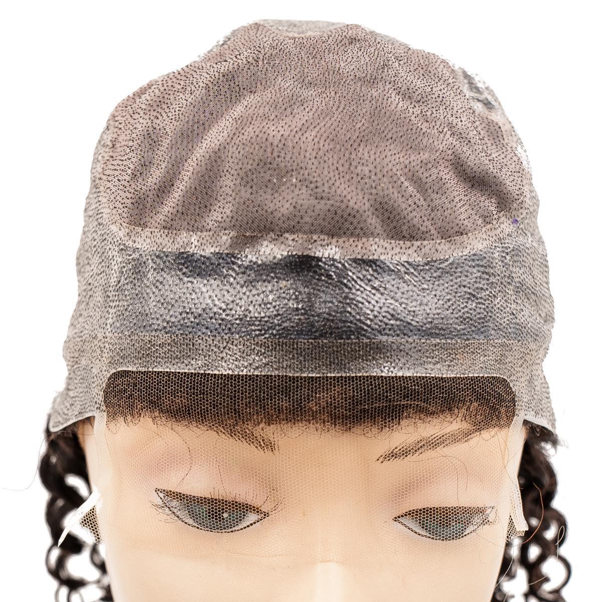 Curly  Silicone Skin Medicals Wig