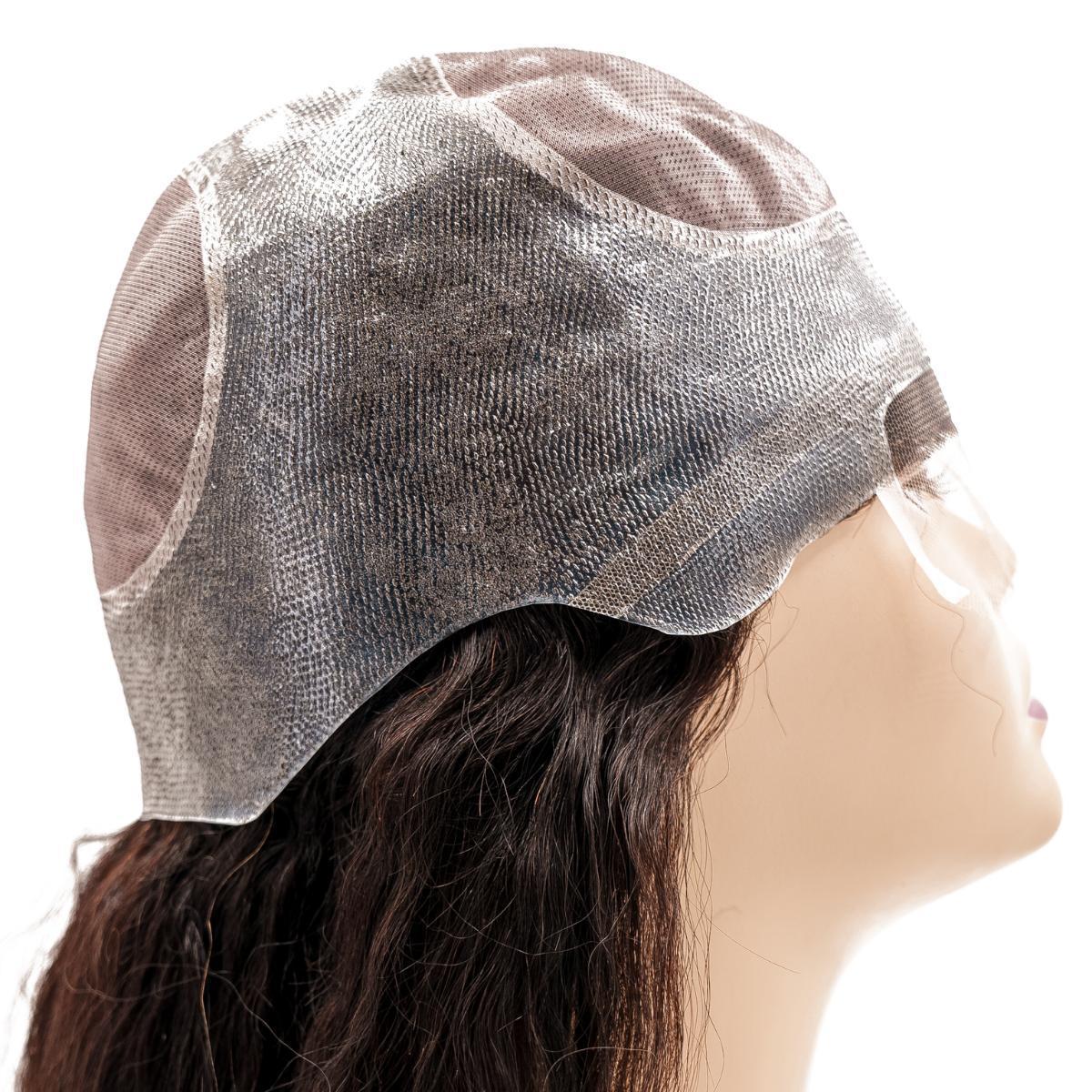 Kinky Straight Fine Mono Base Medical Wig 