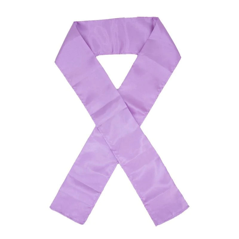 Lavender edge silk scarf