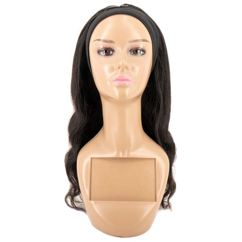 body wave headband wig
