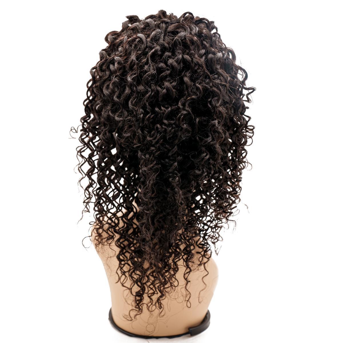 curly silicone medical wig
