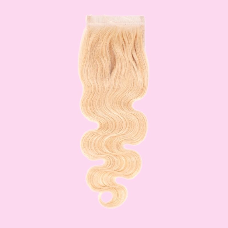 Russian Blonde Body Wave Closure