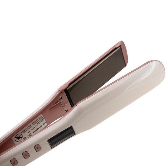 white hair straightener titanium